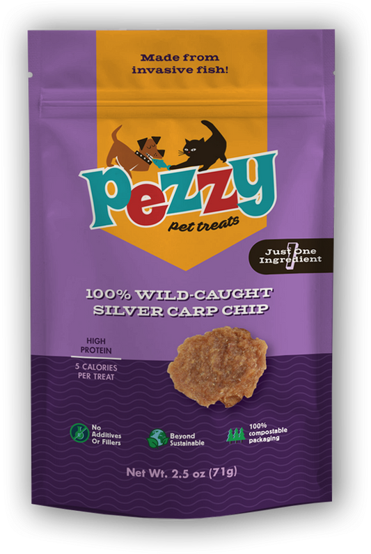 Silver Carp Chips (Single Ingredient Treat)